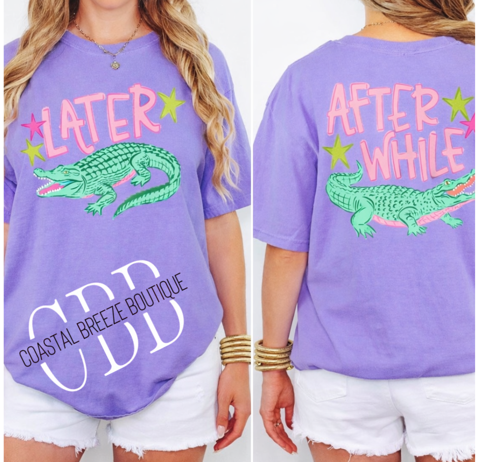 Later Gator comfort colors tee