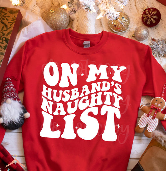 On my Husbands Naughty List