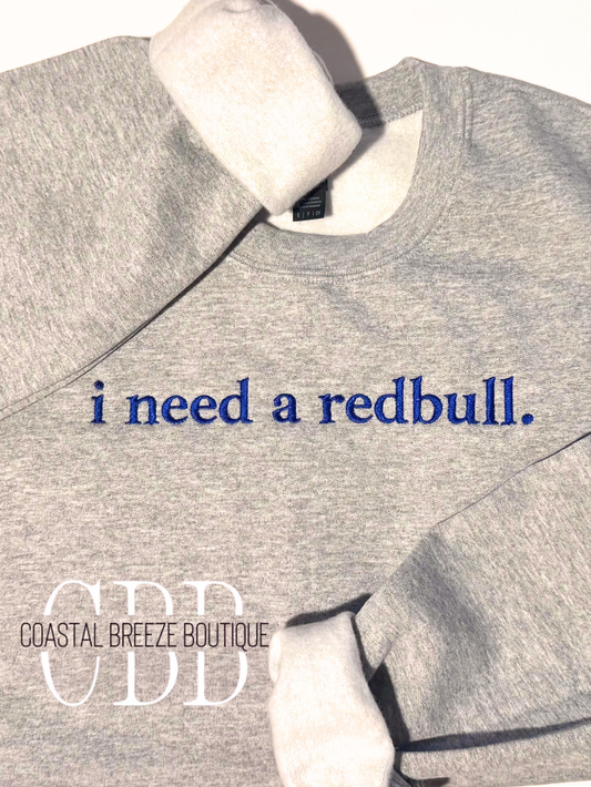 i need a redbull crewneck