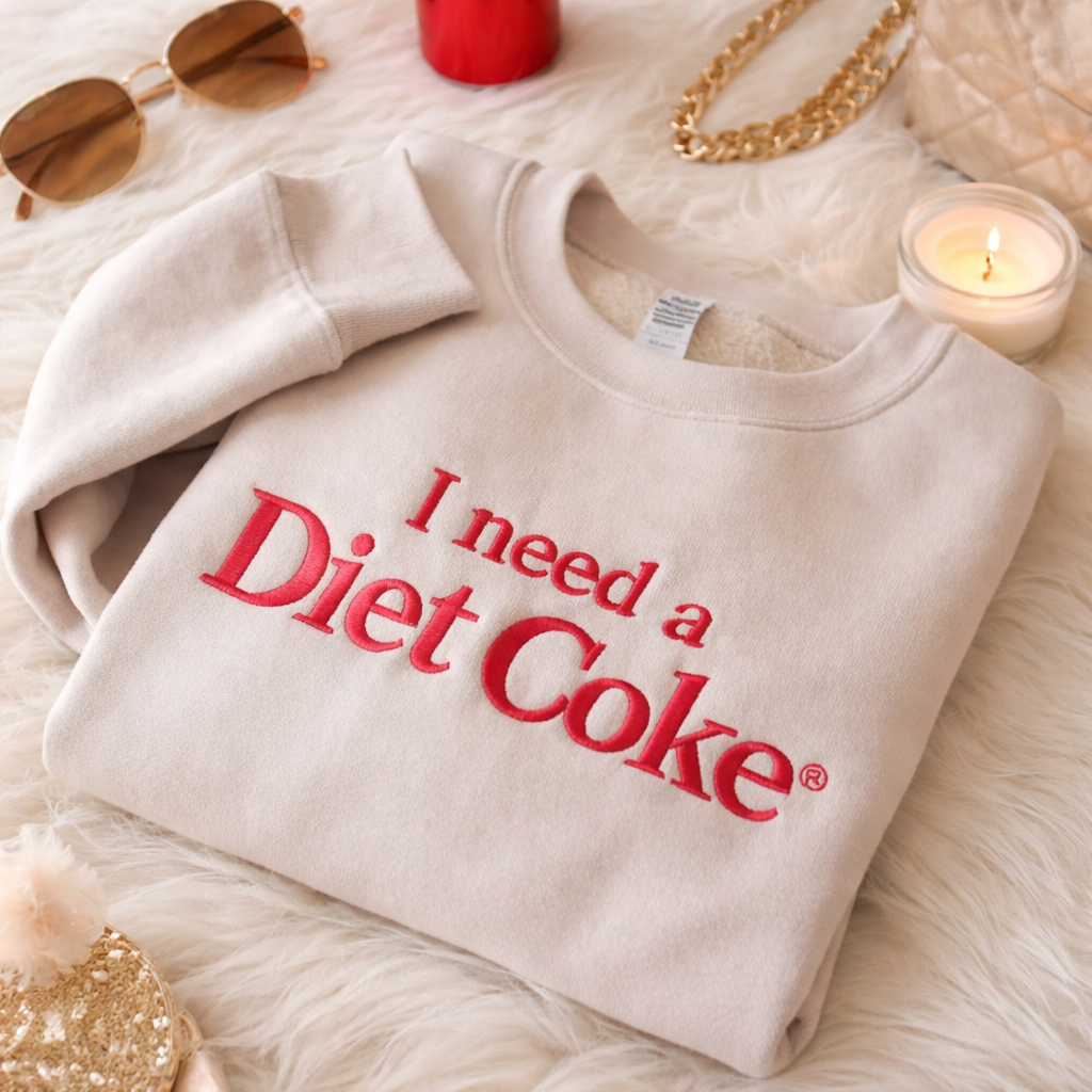 I need a Diet Coke crewneck